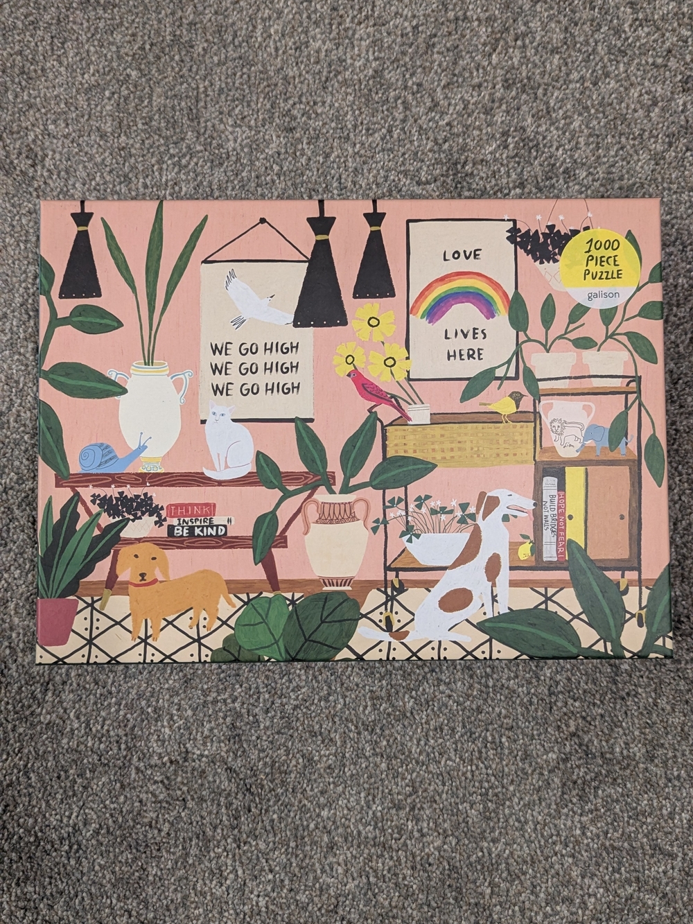 Galison "Love Lives Here" 1000-Piece Jigsaw Puzzle (Brand New / Sealed)